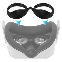 Couvercle de blocage de lumière de lentille de VR chaude d'amazon pour Oculus QUEST 2 couvercle de fuite de lumière accessoires de VR Anti-poussière