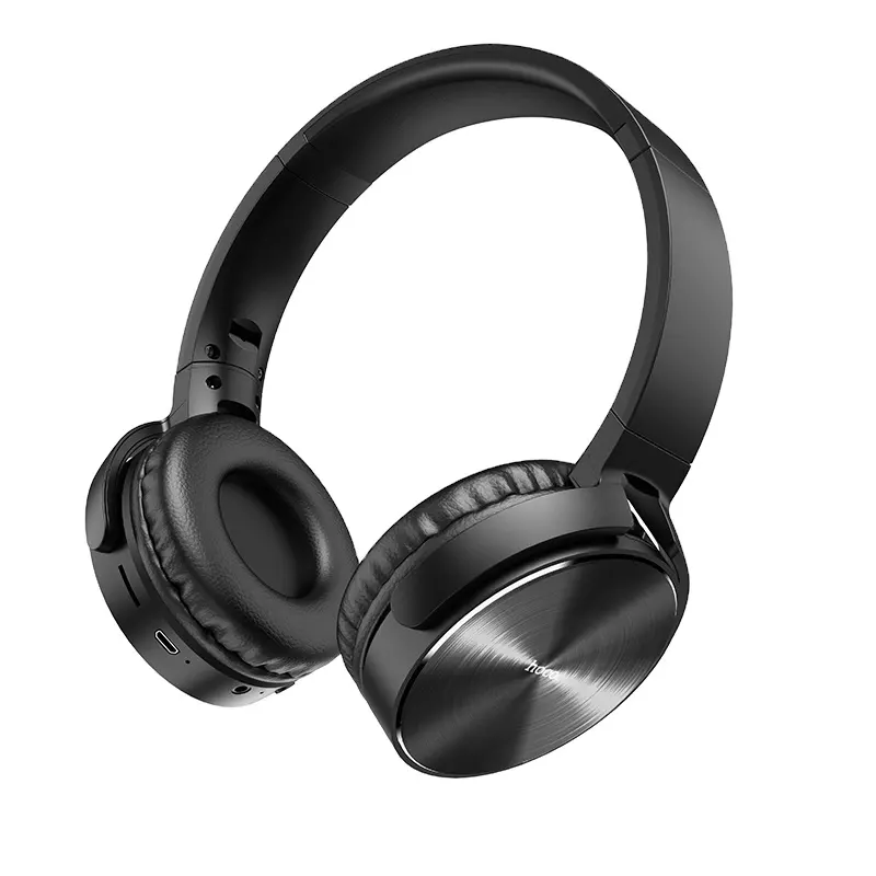 Free Custom Hoco OEM DW01 HD Stereo Sound Over Ear Built-in Microphones Wireless BT headphones