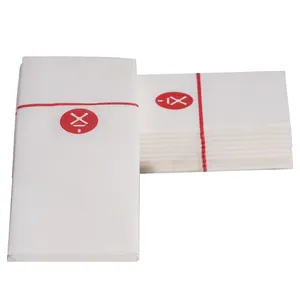 Guardanapo de papel para talheres Guardanapo de Halloween Guardanapo de papel Airlaid com bolso para talheres