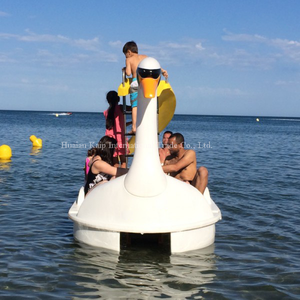 Polyéthylène de haute qualité (fibre de verre) traité avec <span class=keywords><strong>bateau</strong></span> à pédales Flamingo avec glissière incurvée en fibre de verre modèle de <span class=keywords><strong>bateau</strong></span> à pédales Flamingo - Product Image 3