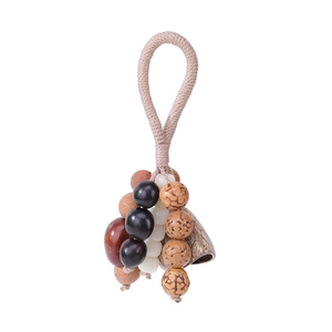 Wholesale Multiple Style Natural Plant Fruit Shell Car Pendant <b>Wind</b> <b>Chime</b> Kits Handwoven Lanyard Bodhi Hanging Decor - Product Image 1