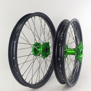 Jeu de roues de motos Kawasaki Offre Spéciale Fit 18 19 21 pouces jantes de moto en alliage d'aluminium pour <span class=keywords><strong>KX</strong></span> <span class=keywords><strong>125</strong></span> 250 KXF250 450 - Product Image 3