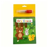 Kit Buku Lukis Air Ramah Kulit Eco Magic dengan Pola Unik dan Halus, Mainan Edukatif untuk Perjalanan