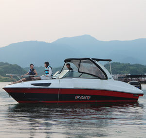 Petit yacht de 24 pieds, <span class=keywords><strong>bateau</strong></span> de luxe abordable, coques de bateaux à moteur en fibre de verre pour la vente en gros - Product Image 4