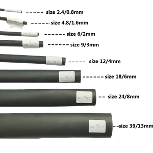 Ngọn Lửa Chống Cháy Polyolefin Chất Liệu Không Thấm Nước Nhiệt Thu Nhỏ Ống Nhiệt Tay Áo 40Mm Đen Nhiệt Thu Nhỏ Ống Cho Cáp - Product Image 5