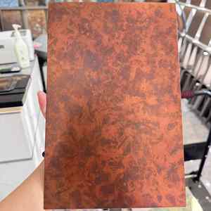 EX309 Antique Copper Stainless Steel Plate Stainless Steel Decorative Antique <b>Sheet</b> for <b>Wall</b> <b>Cladding</b> Decoration - Product Image 1
