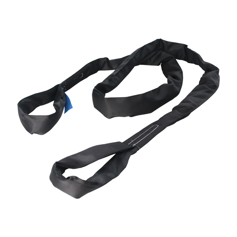 Double-button Flexible Lifting Strap, Black, for Stage Use, Special Lifting Strap