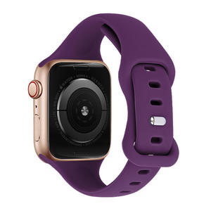 <span class=keywords><strong>Correa</strong></span> de reloj de silicona delgada para <span class=keywords><strong>correa</strong></span> de reloj <span class=keywords><strong>apple</strong></span> - Product Image 5