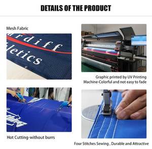 لافتة خارجية مخصصة لأعياد الميلاد والترويج ولافتة أعمال للأسوار والمباني من الفينيل للإعلانات المعلقة - Product Image 3