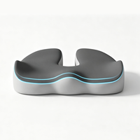Coussin orthopédique personnalisable en mousse à mémoire de forme pour le coccyx, en forme de U, ergonomique, pour soulager les douleurs du coccyx, pour le bureau et la voiture (OEM/ODM)