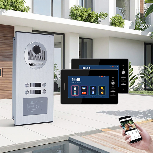 OEM & ODM Video Intercom System Network IP TCP for Multi-Apartment Welcome Door Phone