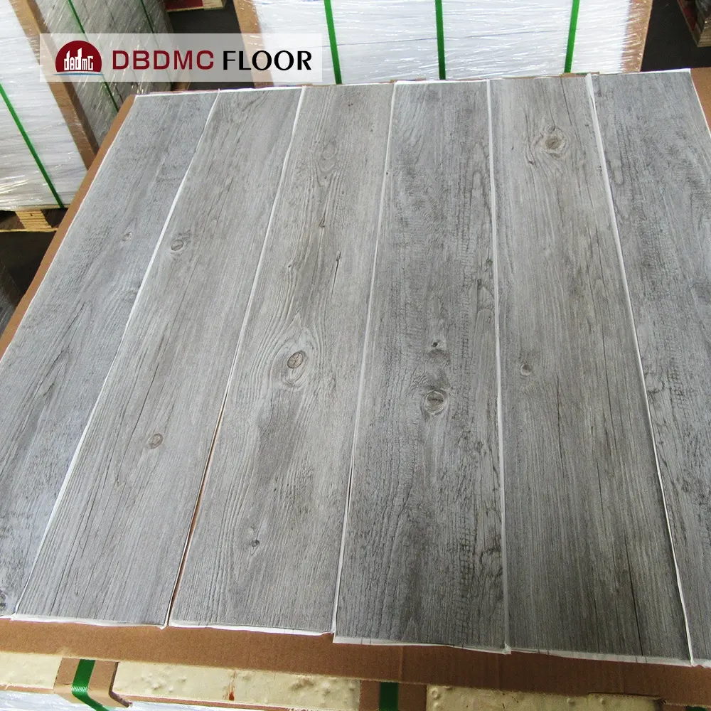 100% Waterproof Fireproof Stone Plastic Vinyl Plank Floor Tile Unilin Click SPC Floor