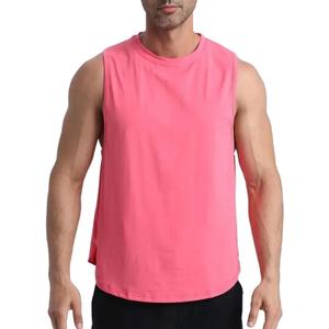 Débardeur personnalisé pour homme, débardeur de sport, débardeur de sport bleu uni, débardeur de fitness - Product Image 3