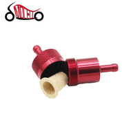 Filtre à huile et à carburant pour moto en aluminium certifié CE 6 mm 8 mm pour moto tout-terrain universelle 125 cc