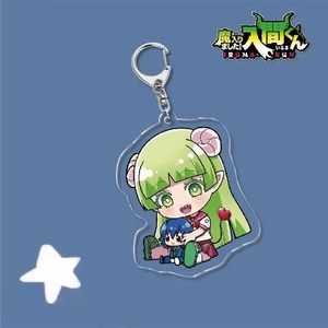 Mairimashita! <span class=keywords><strong>Iruma</strong></span>-kun Suzuki <span class=keywords><strong>Iruma</strong></span> Clara Valac Azazel Ameri Anime Acrylique Figure Porte-clés Porte-clés Modèle Cadeaux Cosplay - Product Image 4