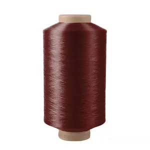 Trending products natural melange polyester yarn dty 150d 96f