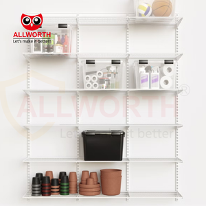 יוקרה יצרן קופוסטומזי להגדרה ארון בגדים גמיש קיר רכוב מדפים - Product Image 2