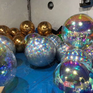 Bán buôn <span class=keywords><strong>Inflatable</strong></span> màu xanh bong bóng gương bóng khổng lồ Spheres gương bóng lớn bóng bóng cho Wedding party tổ chức sự kiện - Product Image 6