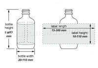 Machine d'étiquetage automatique de bouteilles rondes MT-180 pour petites entreprises, verre, métal, aliments, boissons, produits chimiques, emballage