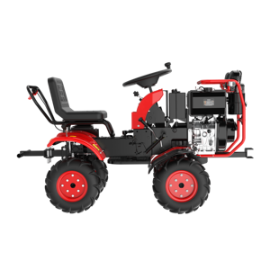 Mini Tractor Agrícola <span class=keywords><strong>4x4</strong></span> de 2 Ruedas Motrices, Cultivador Sostenible para Granja, Motor Automático, Bomba de Engranajes, Equipo Multifuncional - Product Image 1