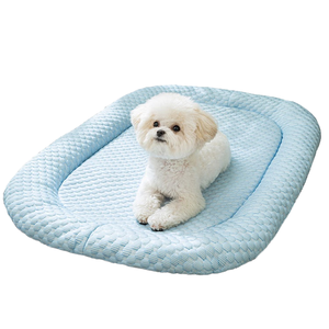Solide Sommer-Kühlmatte für Haustiere, Welpen und Katzen, Moderne Komfortable Waschbare Faser-Kühlmatte für Hundehütte oder Sofabett - Product Image 5