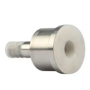 QINFENG Stainless Steel Food Processing Male Threading Clamp Ferrule Round Pipe Fittings