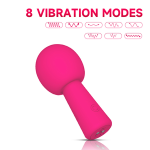 Juguete sexual masturbación femenina carga cabeza redonda grande fuerte vibración silicona pezón estimulación <span class=keywords><strong>Mini</strong></span> AV masajeador - Product Image 3