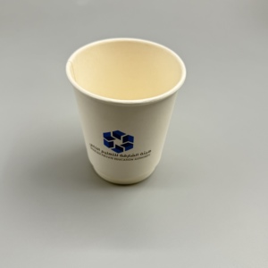 แก้วกาแฟกระดาษคราฟท์สองชั้นแบบใช้แล้วทิ้ง OEM เกรดอาหารสำหรับเครื่องดื่มร้อน เหมาะสำหรับร้านกาแฟแบบนำกลับบ้าน - Product Image 2