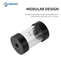OCOCOO Combo Pompe et Réservoir D5 Haute Performance pour Refroidissement Liquide PC Silencieux 12V DC PWM Système de Refroidissement Liquide Filetage G1/4 ARGB