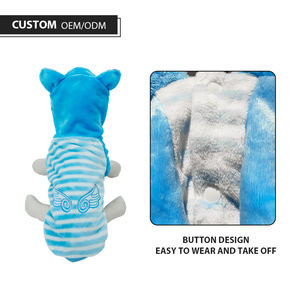 Toptan sevimli karikatür desen yavru kapşonlu yastıklı Pet giysi güvenli zararsız Polyester kumaş cadılar bayramı ve şükran için - Product Image 4