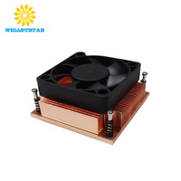 Ventilateur de refroidissement CPU en cuivre WellSunFan, prix d'usine, ODM OEM, 8T2002C1M3 1U pour boîtier d'ordinateur, roulement à billes, 28dBA
