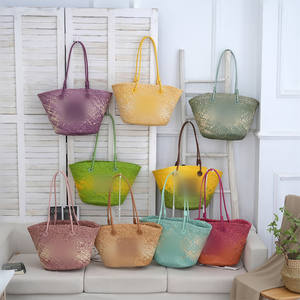 Дизайнерская плетеная Сумка с двумя открытыми ручками - Product Image 5