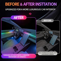 Lampe d'ambiance Symphony 256 couleurs, connexion Bluetooth sans fil, sans modification de câblage, pour kit de décoration intérieure Tesla Model 3