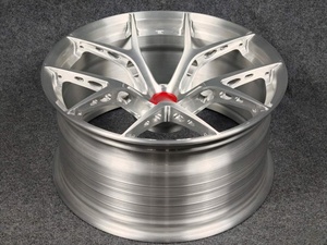 Jantes BZY Forgées en Argent Brossé Concaves Profondes 5x112 5x114.3 5x120 17/18/19/20/21/22/23/24 FI-R pour Audi <span class=keywords><strong>RS</strong></span> BMW <span class=keywords><strong>Mercedes</strong></span> Benz - Product Image 3