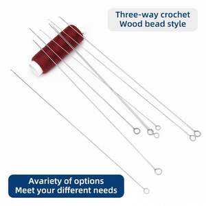 Bouddha tête plomb aiguille-enfileur perles Bracelet perforé Crochet aiguille à la main perles outils - Product Image 3