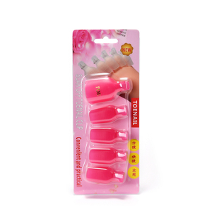 Lot de 5 pinces de protection en plastique pour ongles de pieds, outil de retrait de vernis gel pour pédicure - Product Image 1