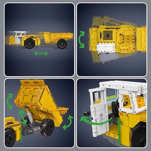 Mould King17101/17102 <strong>Technical</strong> Car The RC Mining-specific Articulated Dump <strong>Truck</strong> Christmas Gift Building Block Brick Toys - Product Image 6