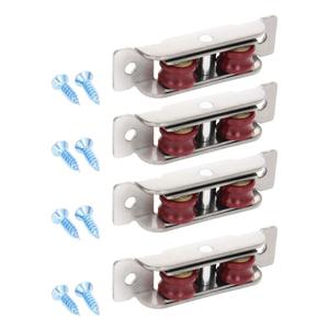 Sürgülü ekran kapılar için fabrika kaynağı UPVC ekran naylon pencere silindirleri tekerlekler - Product Image 6