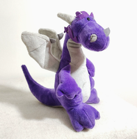 Jouets en peluche dragon multicolores mignons en gros, animaux en peluche doux, poupées dinosaures pour cadeaux d'anniversaire pour enfants, décoration de la maison