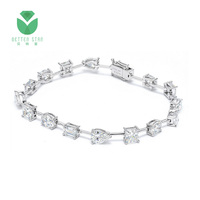 Collier tennis en diamant créé en laboratoire certifié IGI Betterstar, bracelet tennis en diamant cultivé en laboratoire en or 18K/14K, chaîne personnalisée