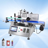 Machine d'étiquetage automatique de bouteilles rondes SY-150, vitesse réglable, étiquetage périmétrique, étiquettes de sécurité pour l'emballage alimentaire