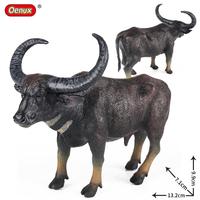 Yxs niños simulación juguete sólido animal modelo río búfalo vaca cognitiva regalo hogar