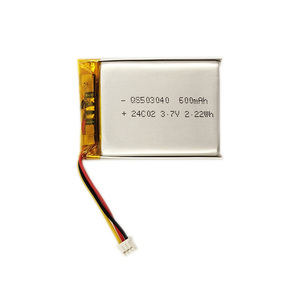 แบตเตอรี่ลิเธียมไอออนโพลิเมอร์รุ่น QS503040 ความจุ 600mAh แรงดัน 3.7V สำหรับผลิตภัณฑ์สวมใส่ - Product Image 6