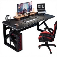 Ensemble de bureau d'ordinateur, table et chaise pour e-sport, combinaison bureau, maison, salle d'étude, bureau d'écriture, modèle A85