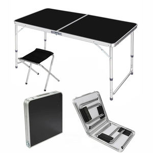 <span class=keywords><strong>Table</strong></span> à manger pliable de <span class=keywords><strong>camping</strong></span> en aluminium à hauteur réglable portable <span class=keywords><strong>pour</strong></span> événements en plein air mariage - Product Image 1