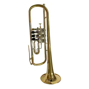 Yüksek standart güzel ses döner valf Bb profesyonel trompet