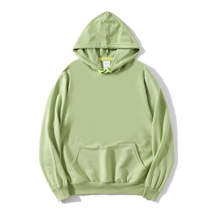 Sudadera con Capucha para Hombre y <span class=keywords><strong>Mujer</strong></span>, Corte Ajustado, Color Sólido, Algodón, Manga Larga, Deportiva, Otoño Invierno, OEM ODM, Logotipo Personalizado - Product Image 6