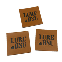 JP Étiquettes personnalisées en cuir PU pour jeans Logos imprimés pour sacs et marques en cuir