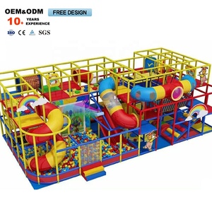 สนามเด็กเล่นในร่มเชิงพาณิชย์ขนาด 400 ตร.ม. ดีไซน์การ์ตูนสีมาการอง - Product Image 5
