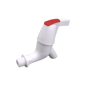 Robinet de salle de bain en plastique YUNSU, durable, facile à installer, poignée en forme de L, robinet d'eau pour lavabo en PP - Product Image 4